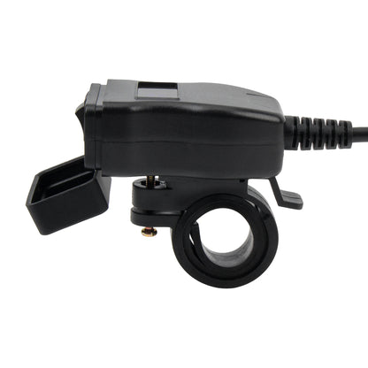 PD QC3.0 Motorcycle USB Fast Charger 12V Power Supply Adapter 60W Handlebar USB Type C Socket with Switch Voltmeter Waterproof