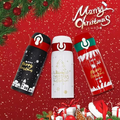 Hot 304 Stainless Steel Christmas and New Year Gift Bouncing Insulated Cup, Creative Water Cup, Internet Famous Minimalist Cup L