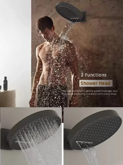 Shower System Set 2025 in Wall Mount With Thermostatic Multi-Function Mixer Rainfall For Showering Luxury Bathroom Smart Home