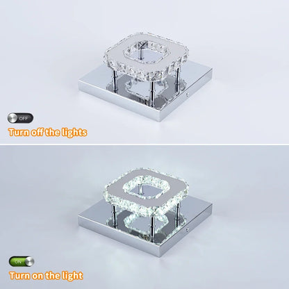 Crystal Ceiling Light Modern Crystal Led Chandelier Luxury Pendant Lighting  Home Decor Lamp Living Room Indoor Fixture Bedroom