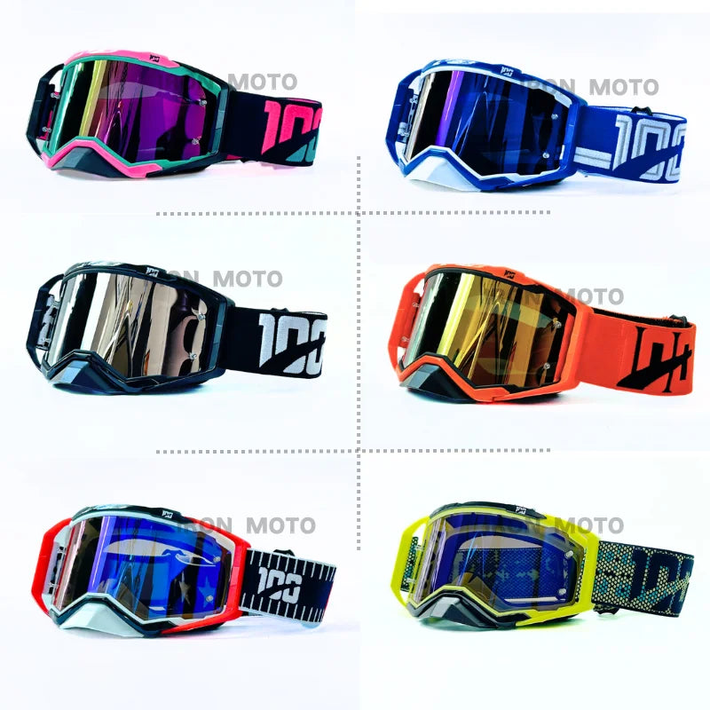 Motocross Glasses Windproof Motorcycle Sunglasses Dustproof MX Dirt Bike Goggle Transparent Lenses Motorcycle Rally Accessories