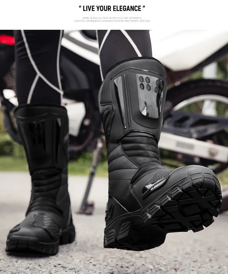 Motorcycle Shoes Riding Rider Motorcycle Boots Racing Travel Equipment Botas Para Moto Botas Moto Motorbike Boots Men