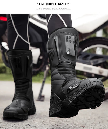 Motorcycle Shoes Riding Rider Motorcycle Boots Racing Travel Equipment Botas Para Moto Botas Moto Motorbike Boots Men