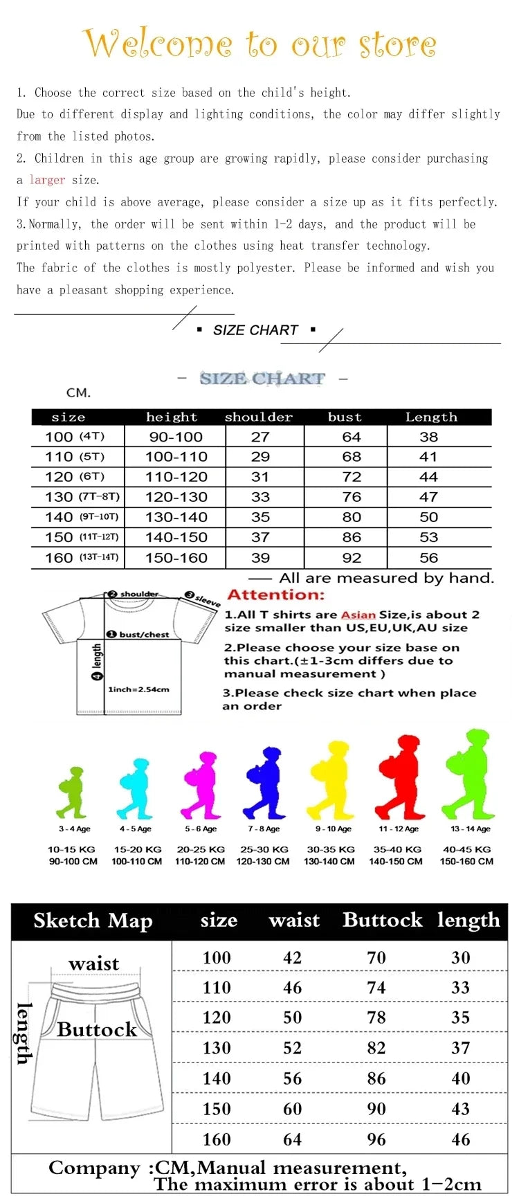 Kids Summer Fashion Casual Set - Boys Girls Toddler Clothes Charming Letter Print T-shirt with Short Sleeves And Shorts 3-12 Yea