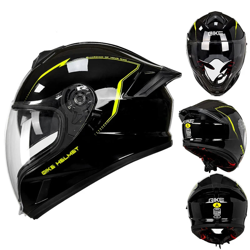 Unisex DOT Certified Full Face Motorcycle Helmet Anti-Fog UV Protection Downhill Racing Motorbike Casco Capacete