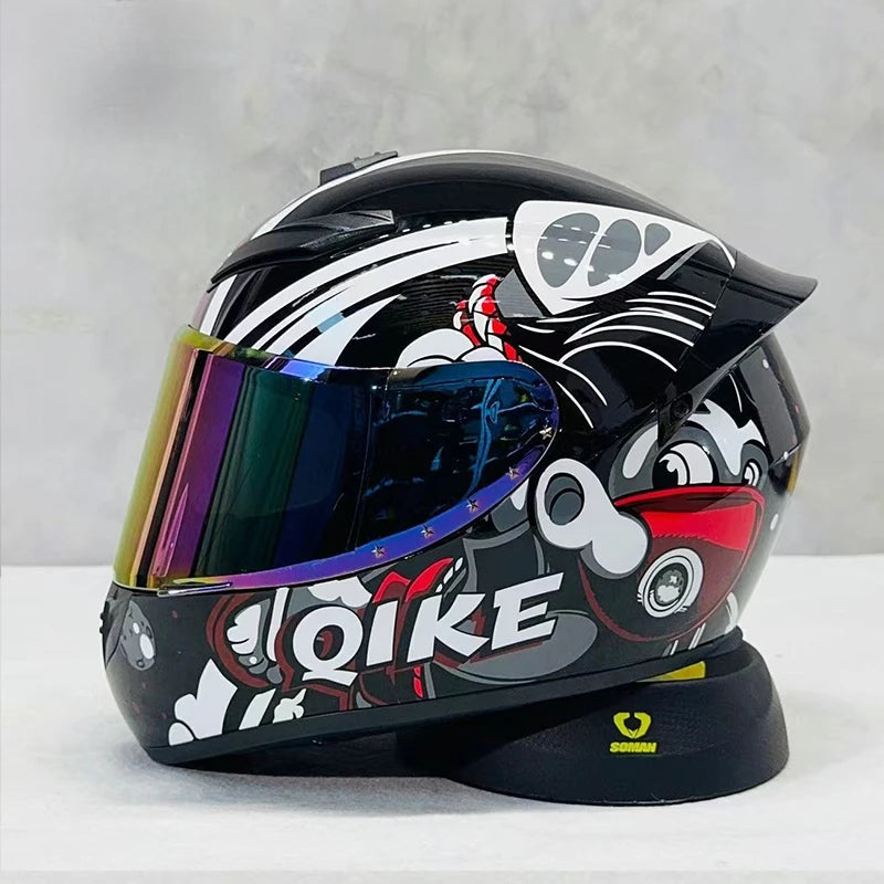 Popular Urgly Girl Full Face Motorcycle Helmet with Multiple Style Options and Unmatched Riding Freedom for Urban Riding Riders