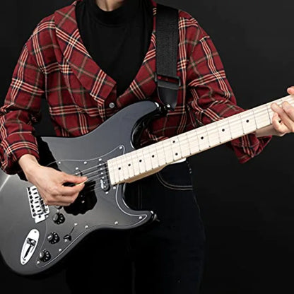 39 Inch Electric Guitar Kit FullSize Beginner Solid Body SSS Pickups Guitar Kit with Gig Bag 20W Amplifier Strap Tremolo Bar an