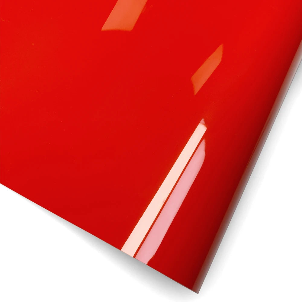 Red Series Wrap Vinyl Car Wrapping Film Bubble-free Vehicle Decoration PET Waterproof External Car Stickers Carbon Fiber Glossy