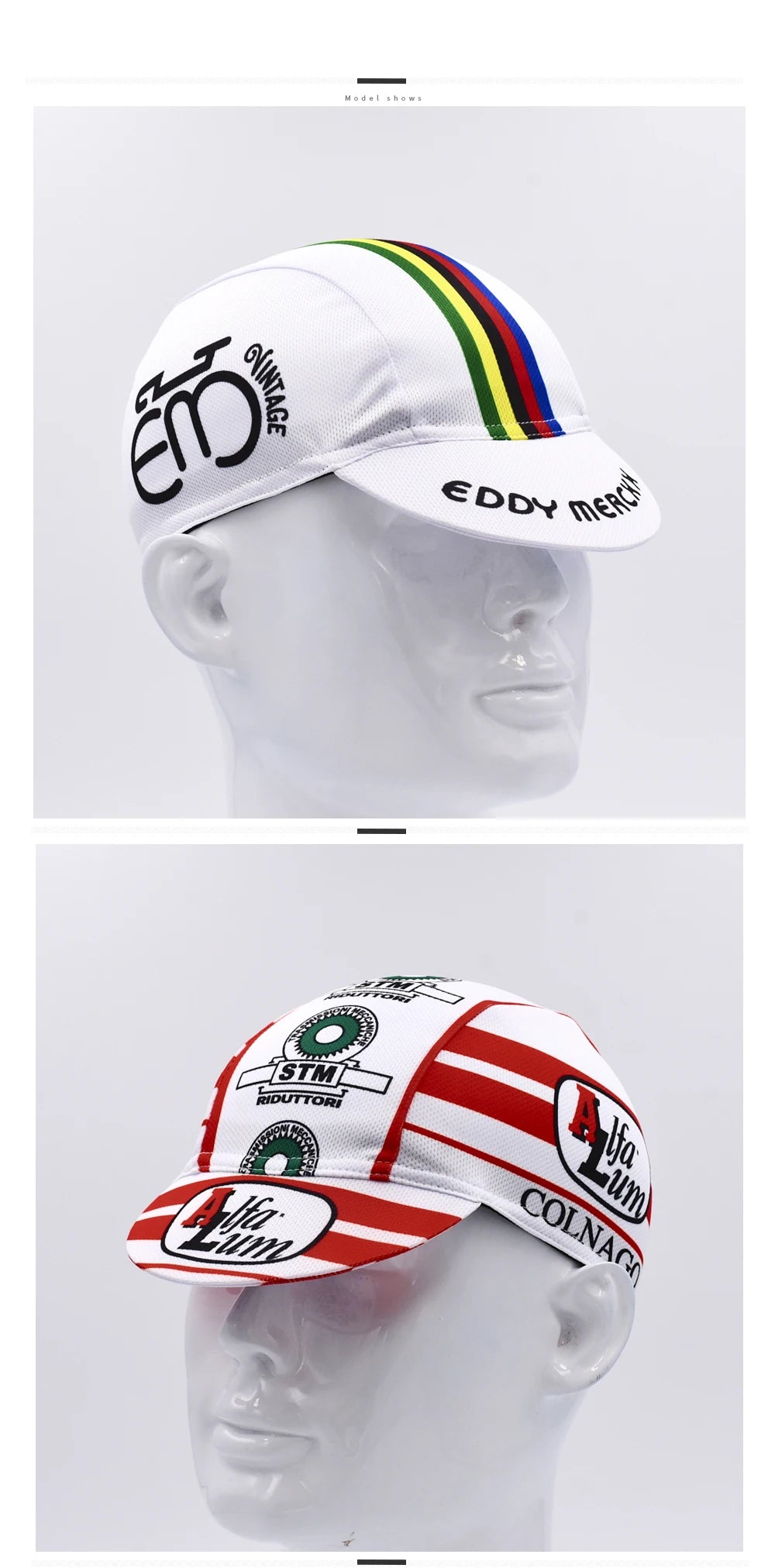 Retro Men's Summer Cycling Hat Classic Bike Mountain Racing Bicycle Hat