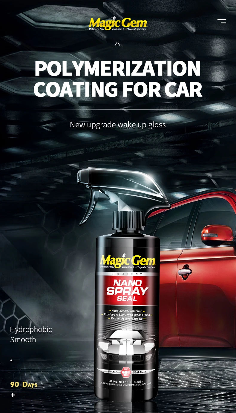 Magic Gem Car Ceramic Nano Coating Liquid For Toyota  Crystal Hydrophobic Layer Polishing Paint Agent Car Polish Nanos Coatings