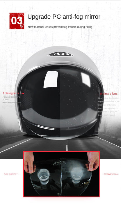 GB Certified Electric Vehicle Helmet for Men and Women All-season Universal Electric Vehicle Safety Helmet Motorcycles Winter