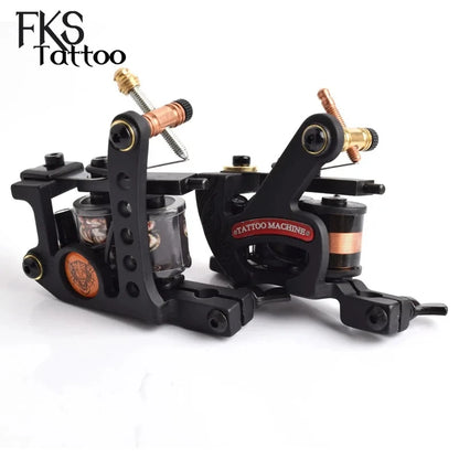 Special Price Handmade Tattoo Gun Wraps Coils Iron Frame Tattoo Machine Liner&Shader Beginner Tatu Gun For Tattoo Artist