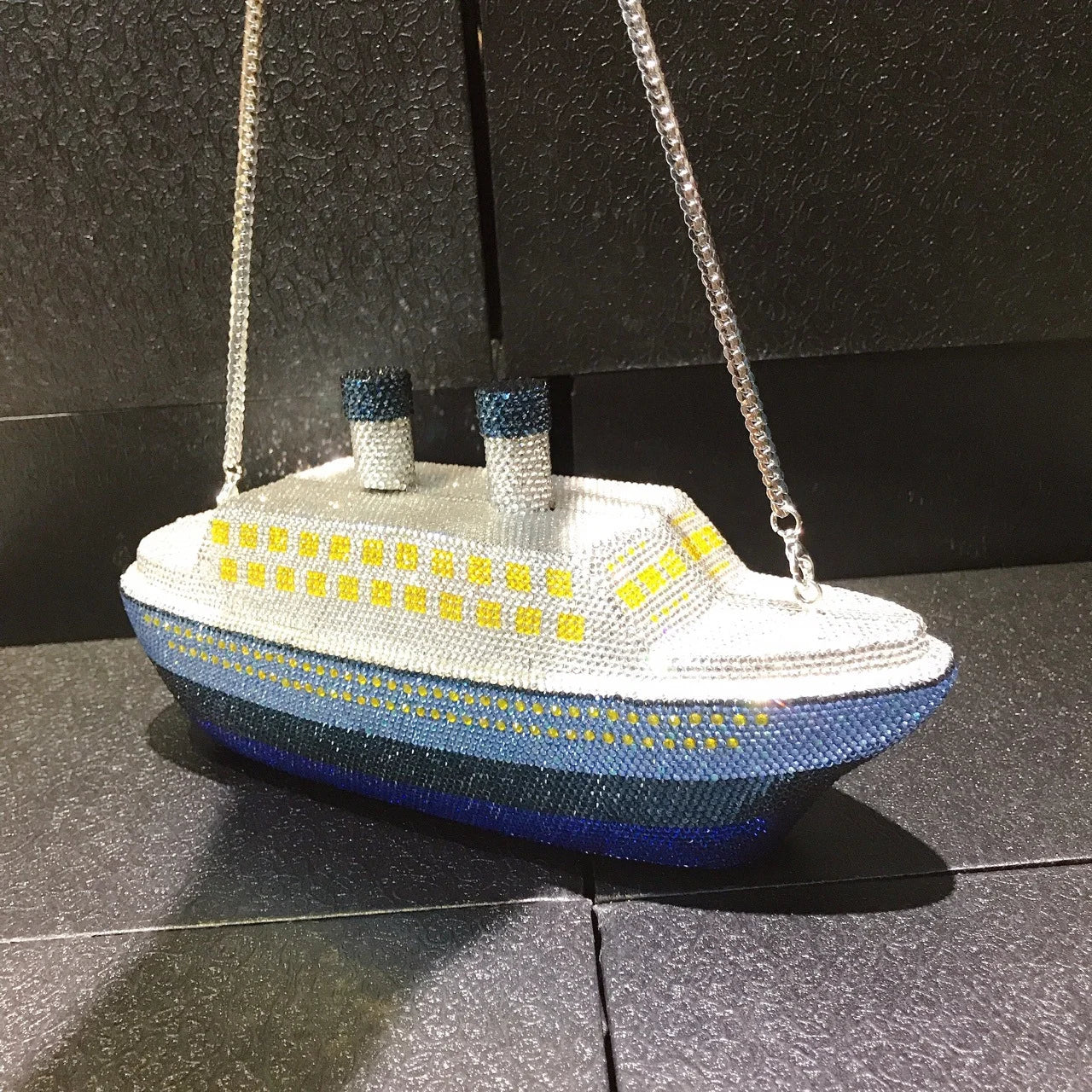 XIYUAN Ship Crystal Clutch Purse Red Blue Gold Women Gems Evening Party Bag Wedding Bridal Minaudiere Purses Rhinestones Handbag