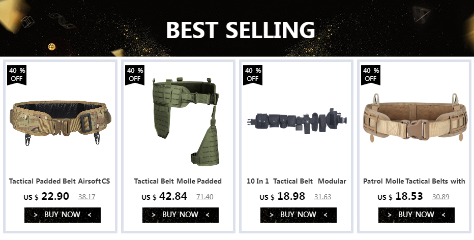 Tactical Padded Belt Airsoft CS Combat Molle Airsoft Belts Duty Paintball Waist Belt War Game Hunting Accessories
