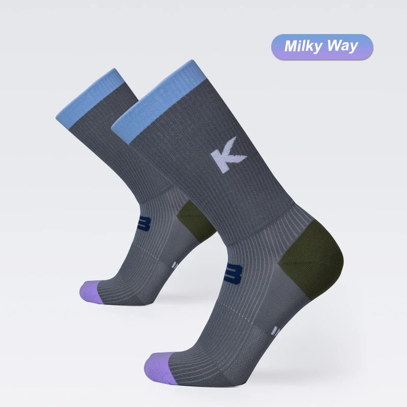 INBIKE Professional MTB Cycling Socks for Men Compression Bicycle Riding Socks Bike Stockings Man Soccer Sports Running Socks