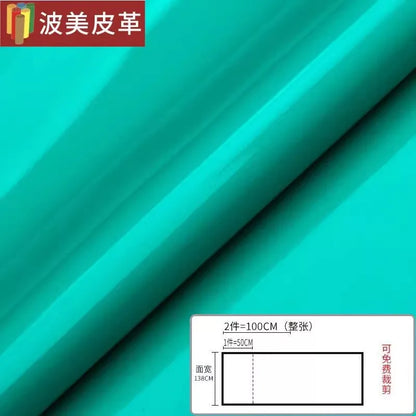 Pvc Patent Leather Fabric By The Meter for Jacket Skirt Bag Clothes Diy Sewing Cloth Waterproof Slightly Hard Wearable Glossy