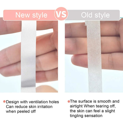 10/20 Tape for Eyelash Extension Japanese Insulating Lint Free Under Eye Pads Breathable Non-woven Tape Paper Lash Patch