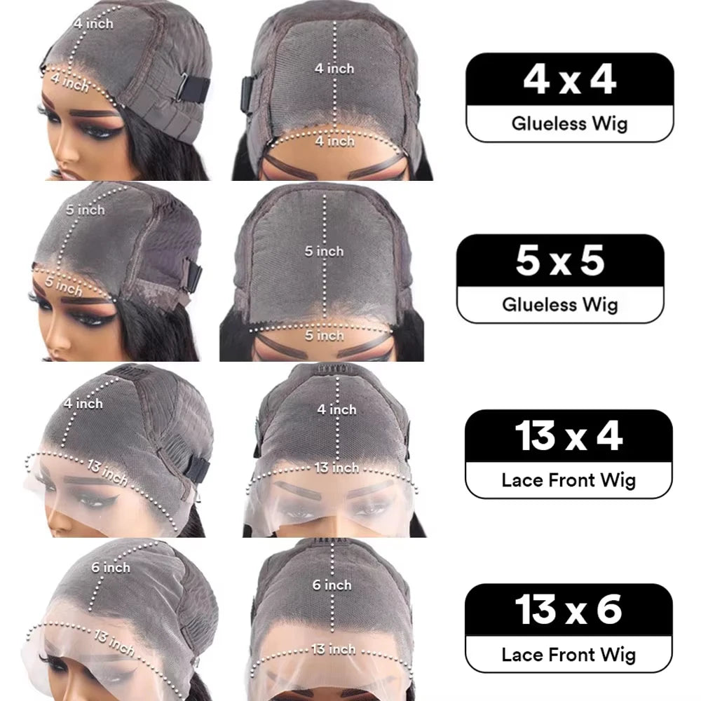 Glueless Wigs Human Hair Pre Plucked Pre Cut Wear and Go 5X5 HD Lace Closure Bob Wig Straight Short Bob Wig Human Hair for Women