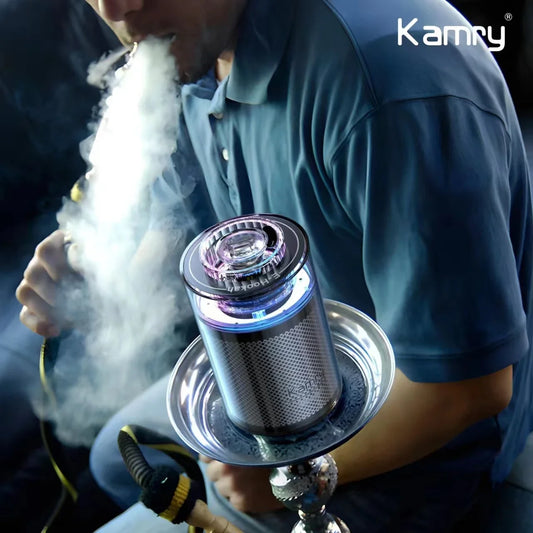 Kamry Electric Hookah Heating Head 6000mah Battery 80W 25ml Capacity Rechargeable Shisha Bowl Set