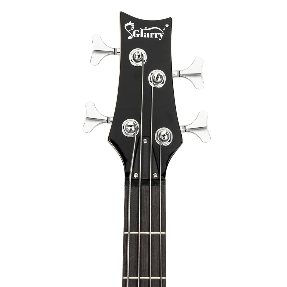 24 Frets Rosewood Fingerboard GIB Electric Bass Guitar Full Size 4 String Sunset Color
