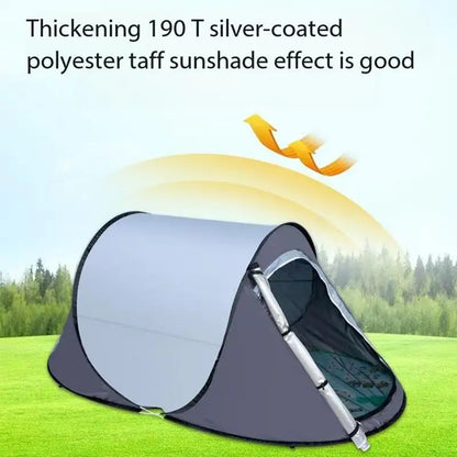 Throw pop up tent 1-2 Person outdoor automatic tents quick-opening family Tent waterproof camping hiking tent outdoor supplies