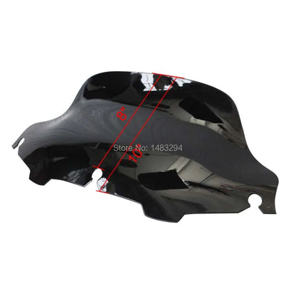 8" Dark Tint Wave Windshield Windscreen Fits For Harley Electra Street Glide Touring FLH 1996-2013