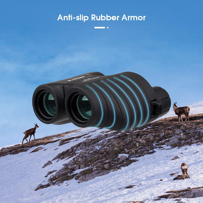 SVBONY 8x25 SV10 Binoculars Compact Fixed Focus Mini Portable Telescope Multi-coated Porro Prism for Outdoor Spoorts Games F9323