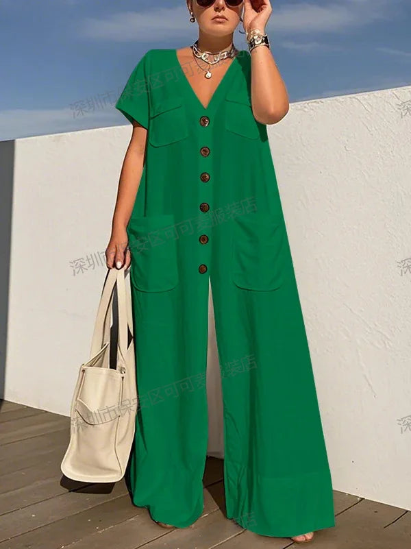 Beach Jumpsuit Women Rompers Lace Long Overalls Trench Spring Summer Bodycon Y2k Party Cluwear Elegant Outfits Work Jumpsuits