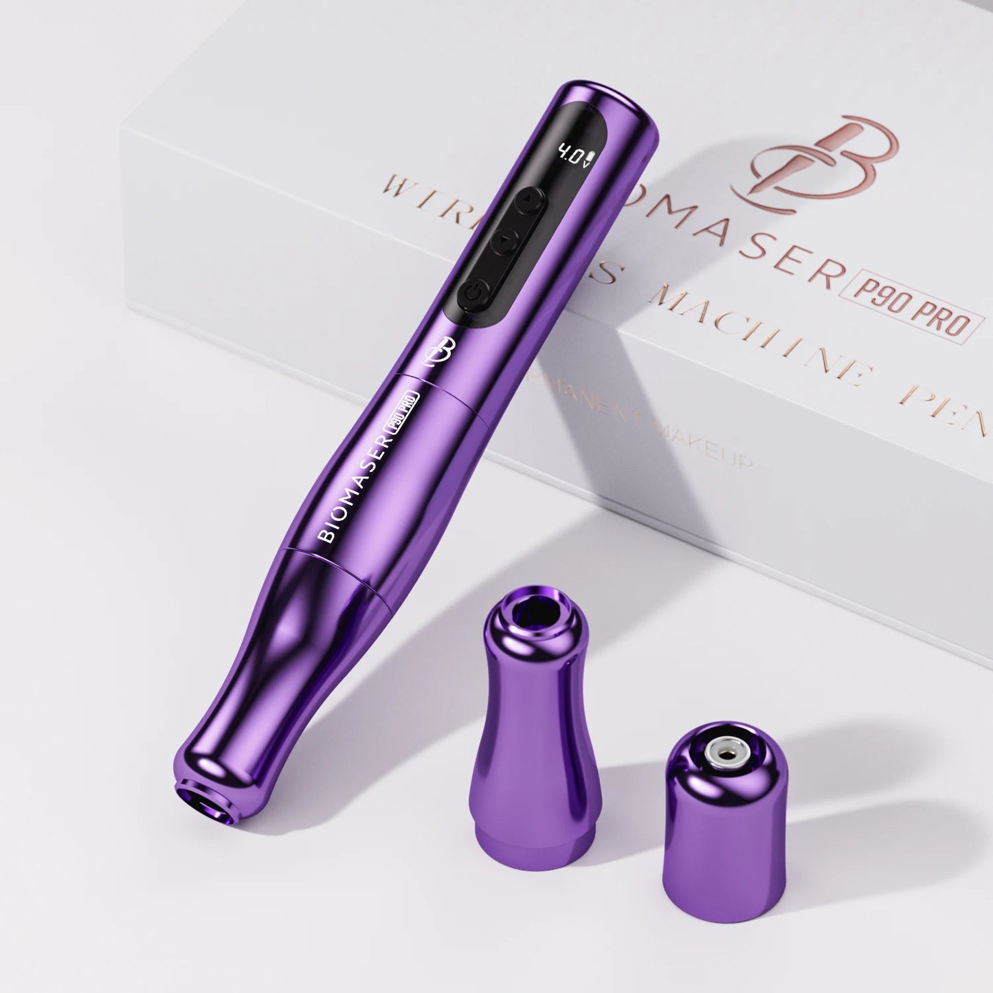 Wireless P90 Pro Tattoo Machine Rotary Tattoo Pen Original German Motor Power Battery 2400mAh Fast Charge Stroke 3.5mm