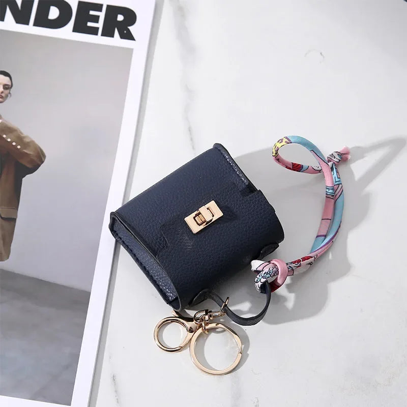 Mini Bag Pendant Small Keychain Case Bag Hanging Accessory Cute Earphone Storage Bag Pendant Keychain Bag Pendant Decoration