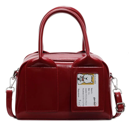 2025 New Y2K Harajuku Shoulder Bag Women Korean Transparent Ita Bag Crossbody Bag Female Japanese Designer Trend Handbag Purse