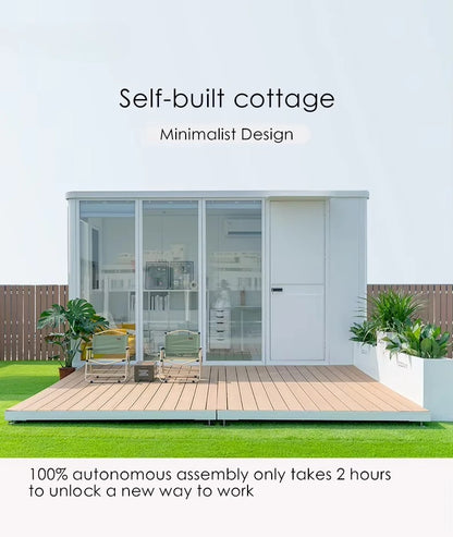 Any Size Custom Easy DIY Assembly Glass Yoga Room Garden Outdoor Mobile House Multi Functional Fitness Leisure Private Space