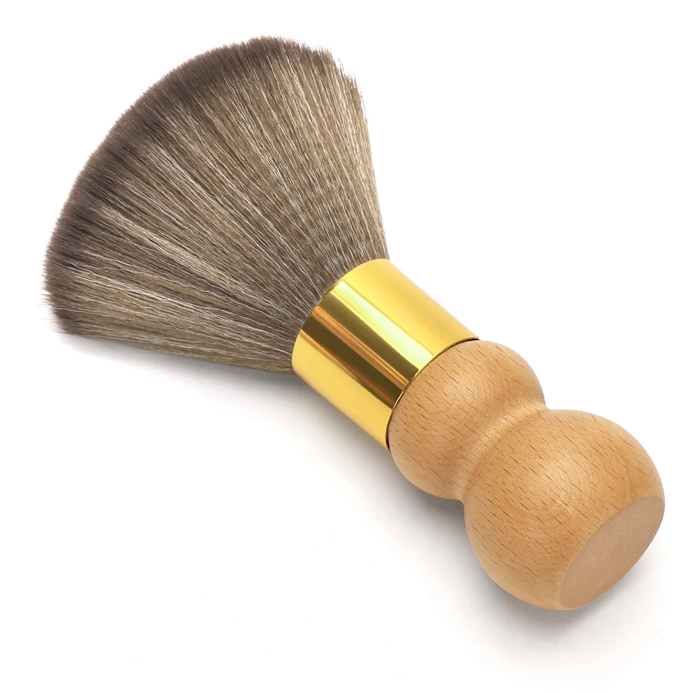 Professional Barber Duster Neck Face Brushes Hair Clean Soft Black Hairbrush Salon Cutting Hairdressing Styling Make Tools