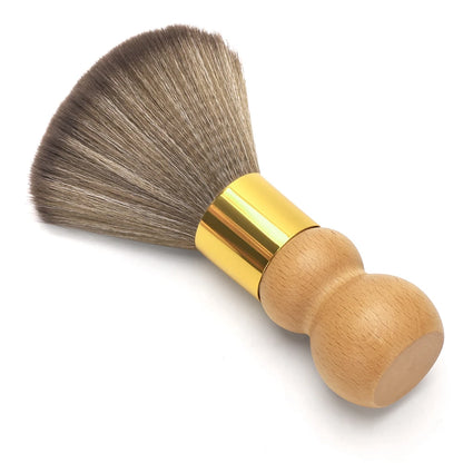 Professional Barber Duster Neck Face Brushes Hair Clean Soft Black Hairbrush Salon Cutting Hairdressing Styling Make Tools