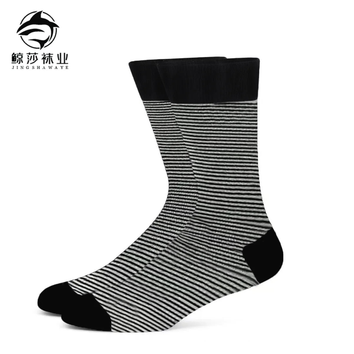 3pair Sock Leisure Athletic Sports Crew Dress Men Solid Color Striped plus-size Business Stockings mid-calf Autumn Winter B8W119