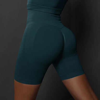Seamless Shorts for Women Yoga Shorts Push Up Booty Workout Gym Shorts Fitness High Waist Sports Short Women Clothing