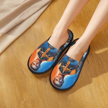 Custom British Lando Norris Racing Driver Guest Slippers for Spa Women House Slipper