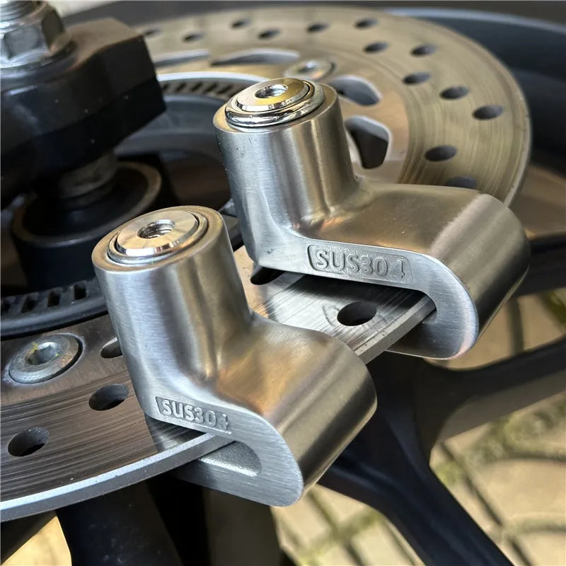 Falante Stainless Steel 304 Material Motorcycle Roulette Lock Bicycle Mountain bike stroller Scooter brake Disc Lock 2032 2034