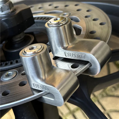 Falante Stainless Steel 304 Material Motorcycle Roulette Lock Bicycle Mountain bike stroller Scooter brake Disc Lock 2032 2034