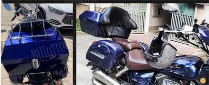 Universal Trunk Tail Box Luggage Backrest For Suzuki Boulevard C50 Volusia 800 C90 M109R C109 Marauder 800 M50 Intruder LC1500