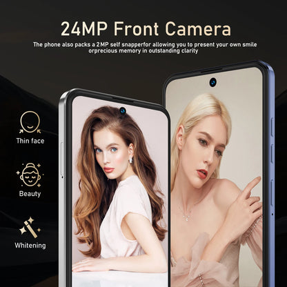FUFFI Global Vision i17 Pro Max Smartphone Android 8GB RAM 256GB ROM 6.56 Inch Phone 720x1612HD 24+48MP 5G Network Mobile Phones