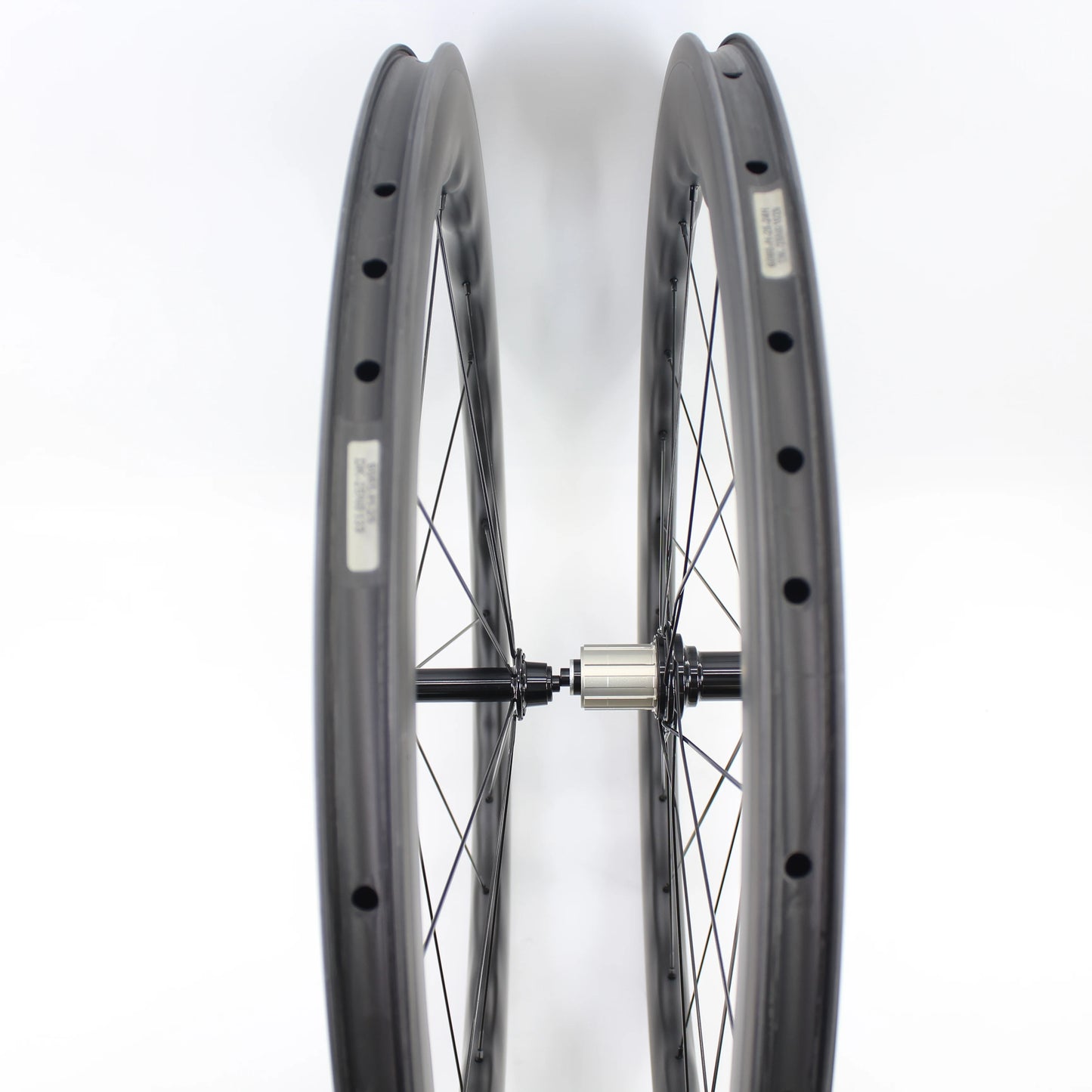 Newest 700C Road Bike UD Full Carbon Fibre wheelset Carbon Bicycle Wheelset clincher tubeless rims 65mm wave 25mm width V brake