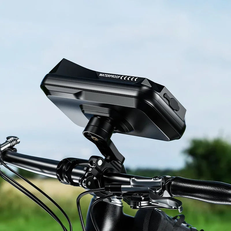 Adjustable Motorcycle Waterproof Holder Universal Anti Fall Phone Mount Handlebar Suitable Motorcycle Bike Phone Holder