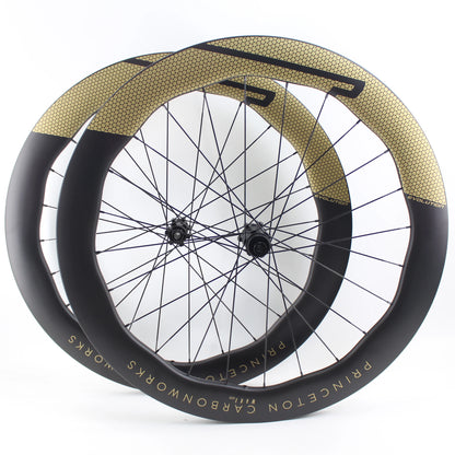 Newest 700C Cyclocross Travel Gravel Road Bike Full Carbon Fibre Bicycle Disc brake Wheelset carbon clincher tubeless rims wave