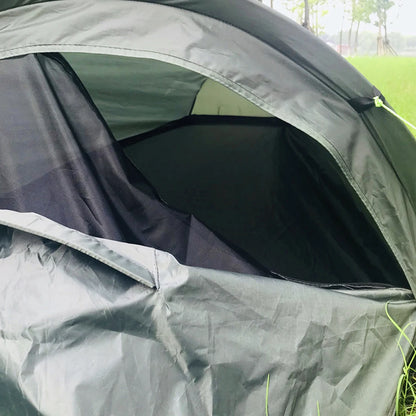 Portable Backpacking Tent Outdoor Camping Sleeping Bag Tent Beach Lightweight Single Person Sleeping Bag Tent with Storage Bag