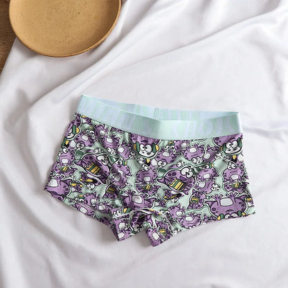 Ice Silk Women Panties Seamless Breathable Lady Underwear Sexy Safety Boxers Shorts Gradient Sports Women's Intimates Boyshorts