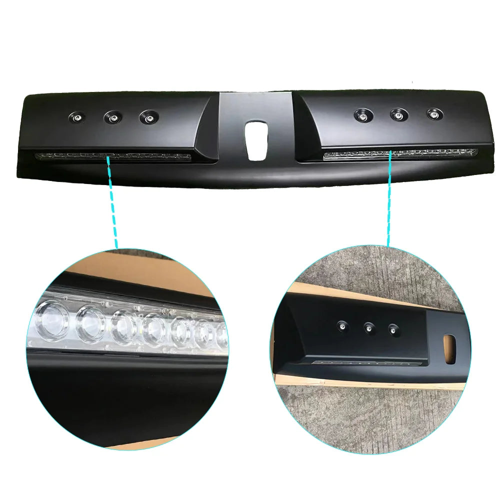 Roof Led Bar Fit For Toyota Hilux Revo Rocco Ford Ranger T6 T7 T8 T9 2012-2024 Pickup Car Exterior Roof Light Bar