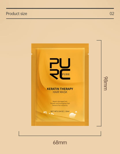 PURC Argan Oil Hair Mask Repair Damaged Frizz Masks Nourishing Smoothing Magic Hair Treatment Conditioner Hair Care