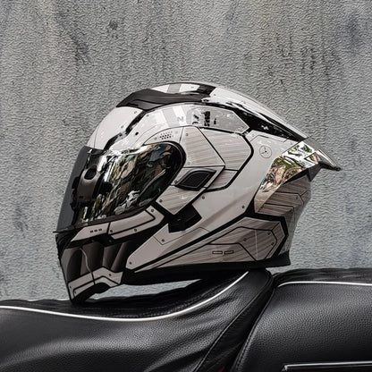 ORZ Motorcycle helmets Double Visors Modular Flip Up helmet DOT approved Full face casque moto racing Motocross helmet DOT