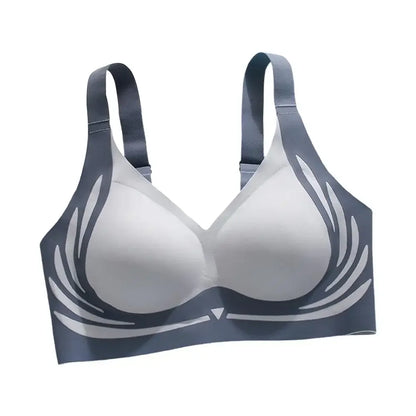 Super Gather Wireless Push-up Bra Women Gathered Up Soft Support Adjustable Underwear Anti-sagging Seamless Lift-up Bra